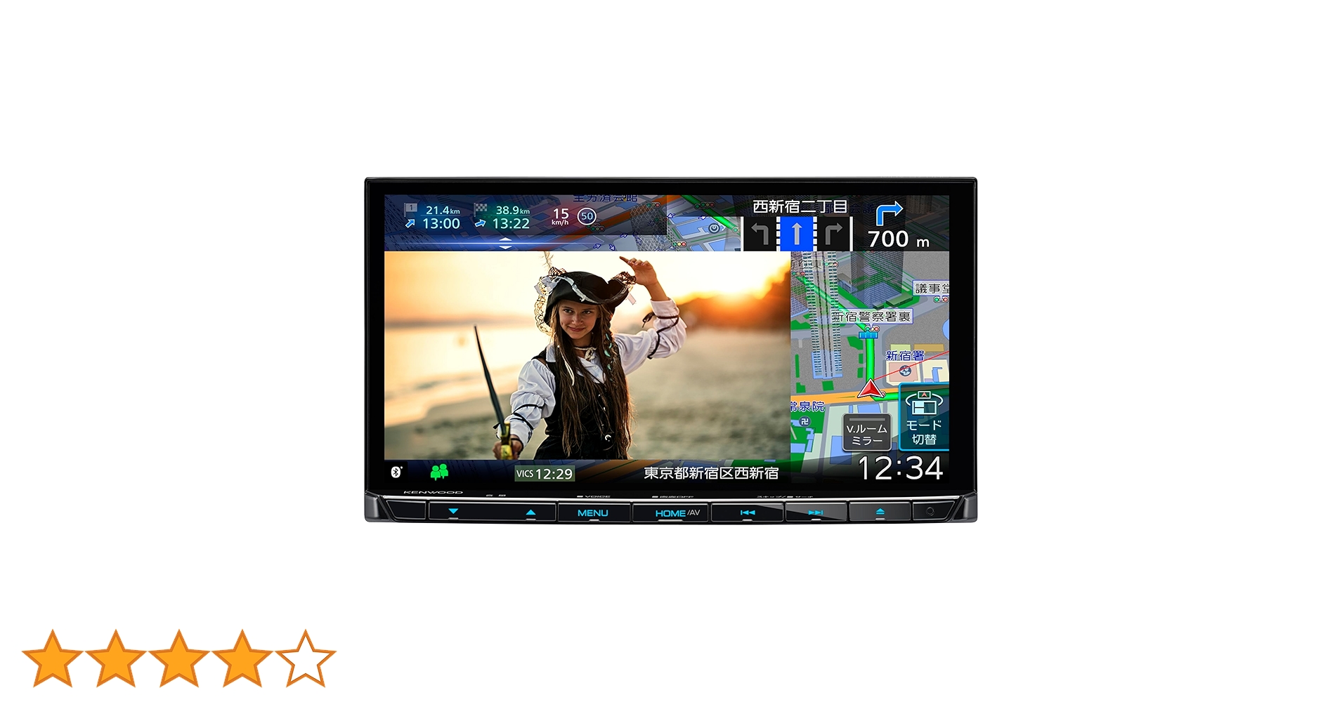 Amazon | ケンウッド(KENWOOD) カーナビ 彩速高精細HDパネル 7インチ